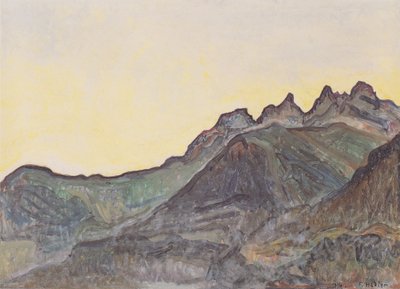 Les Dents du Midi - Ferdinand Hodler